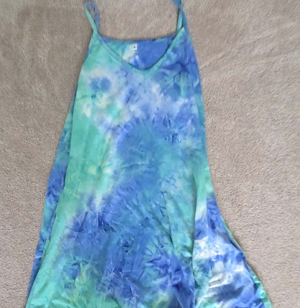 AUSELILY 0116 Women's Summer Dress Dress, Blue : : Fashion